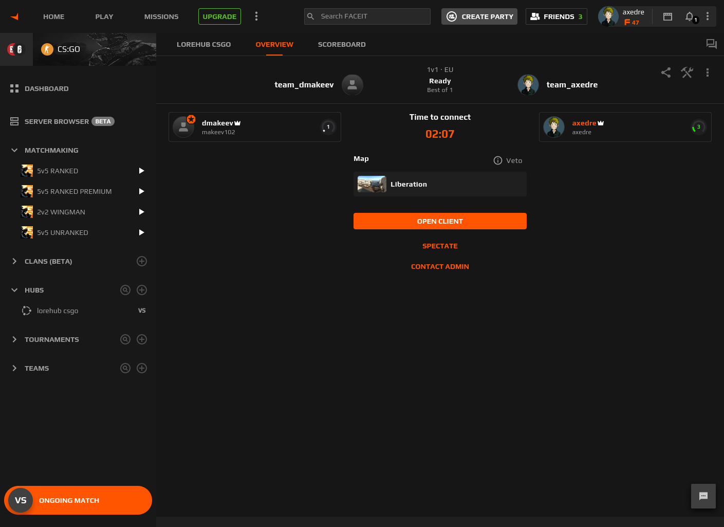 Matchroom Deep Links